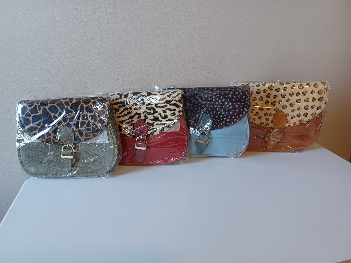 Leather sling bag