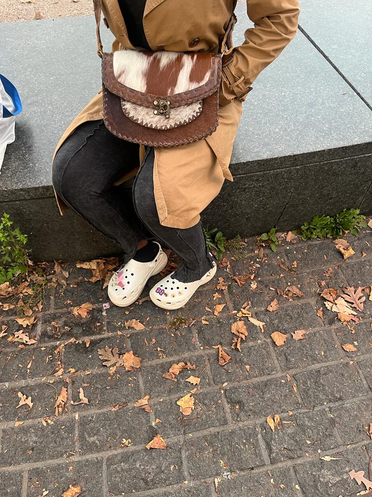 Leather sling/shoulder bag