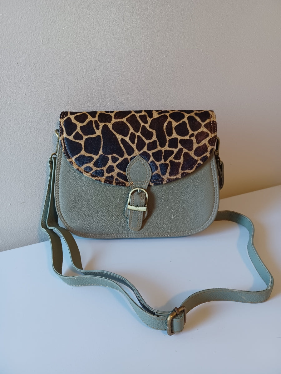 Leather sling bag